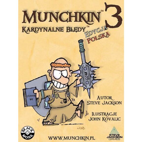 Black Monk Munchkin 3 - Kardynalne