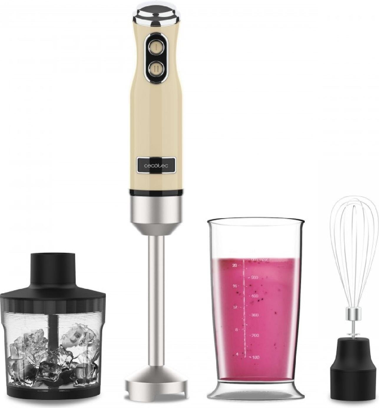 Blender Cecotec Blender  Power RetroYellow 1200MAX