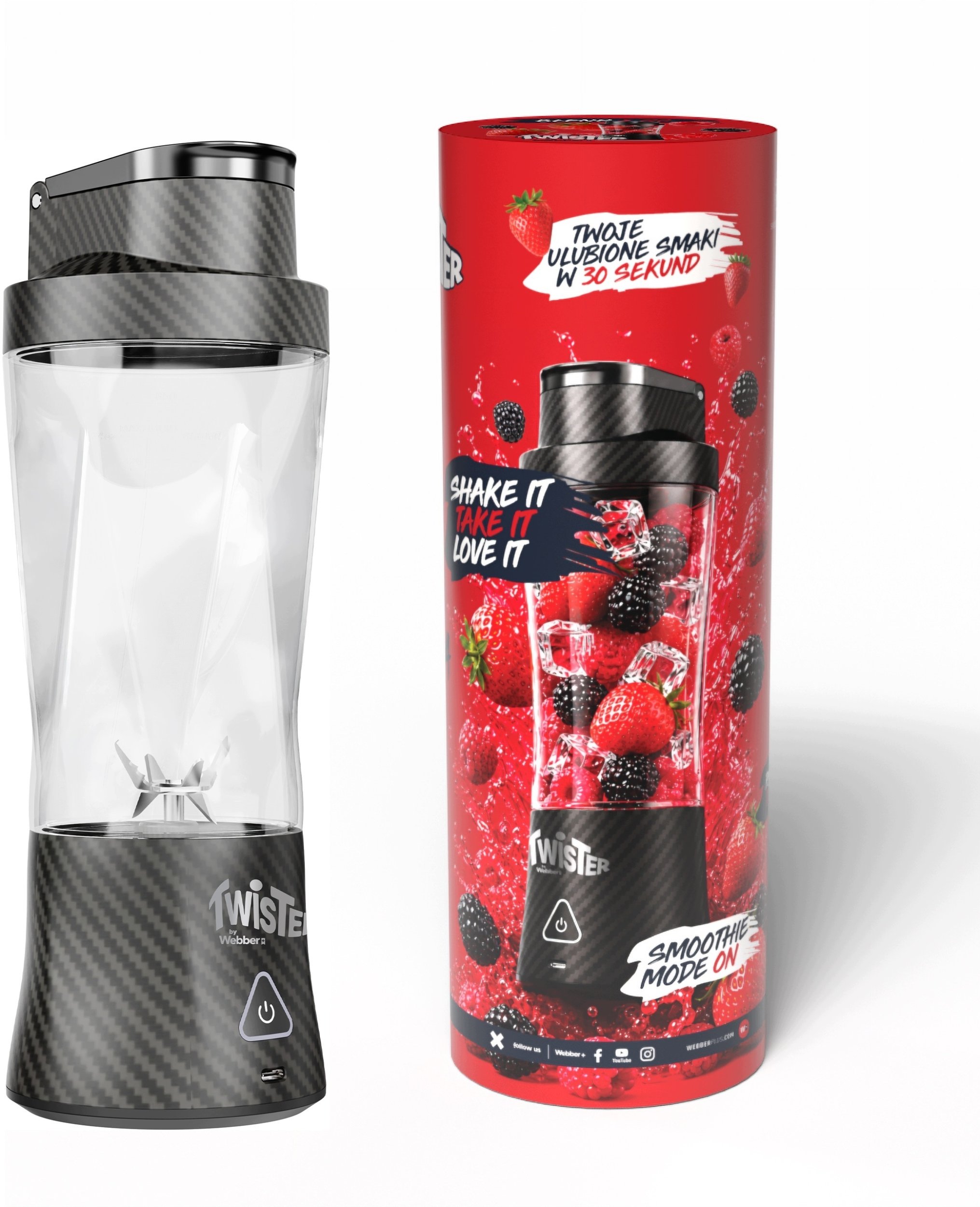 Blender Webber Personalny Twister 370W 700ML