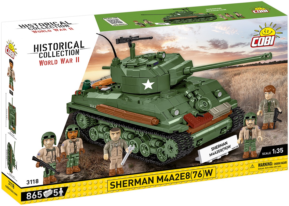 Cobi Historical Collection Sherman M4A2E8 (76)W