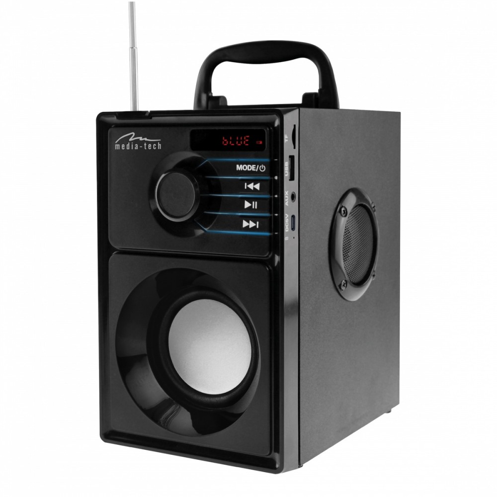 Media-Tech MT3179 Boombox Silver | T-MLX55117