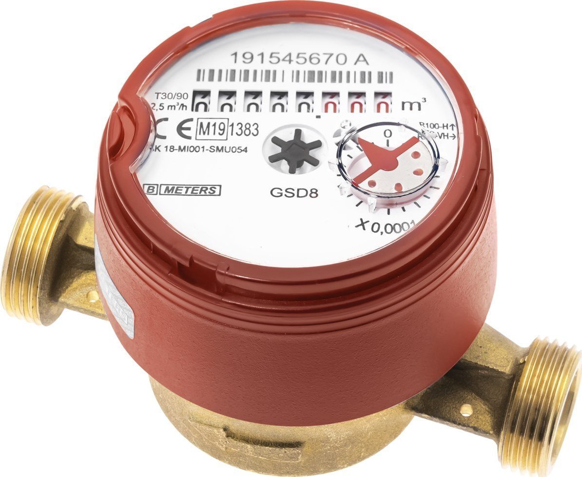 BMETERS Wodomierz anty GSD8-I ciepła woda