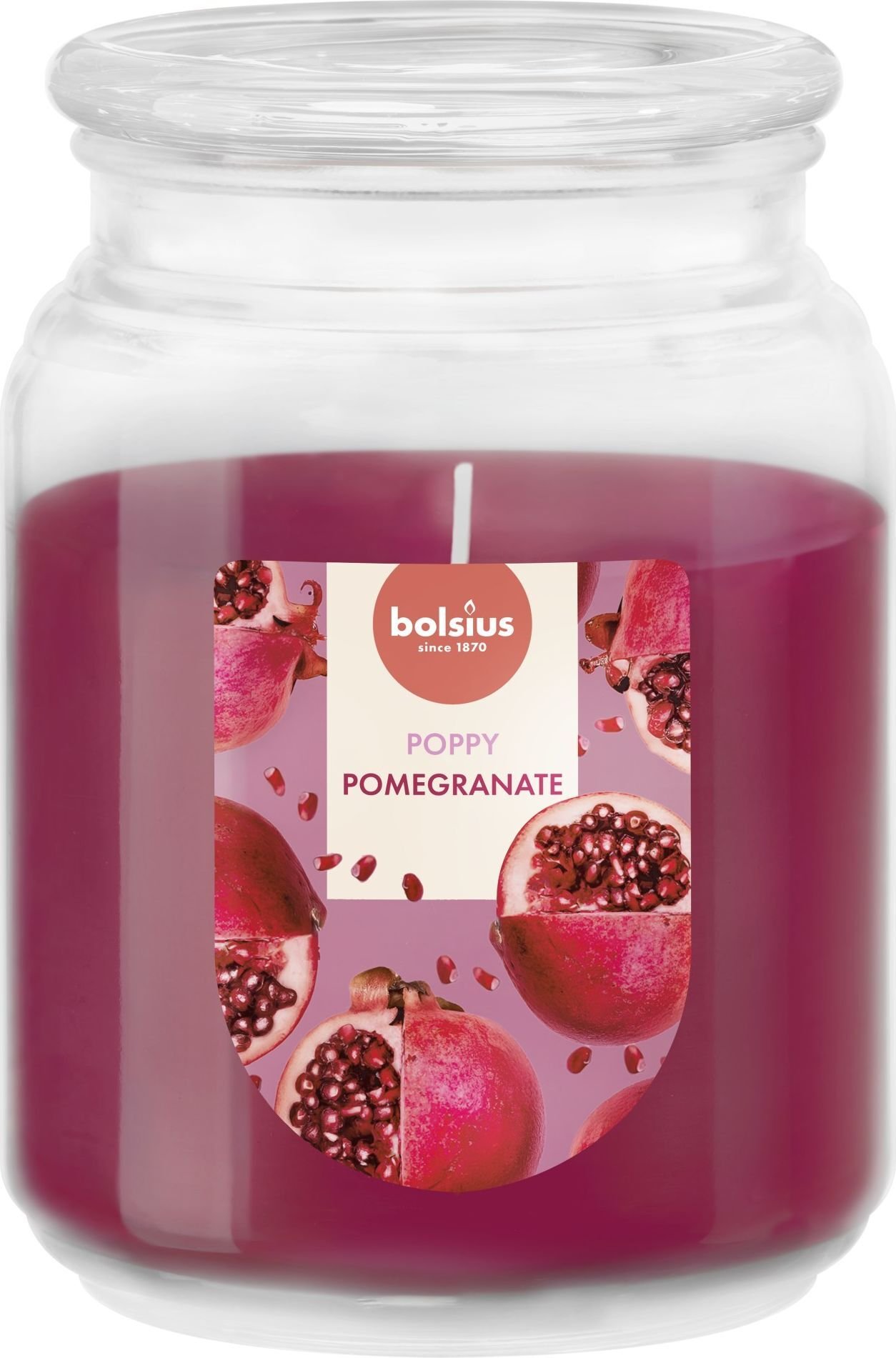 Bolsius Candle scent in jar pomegr