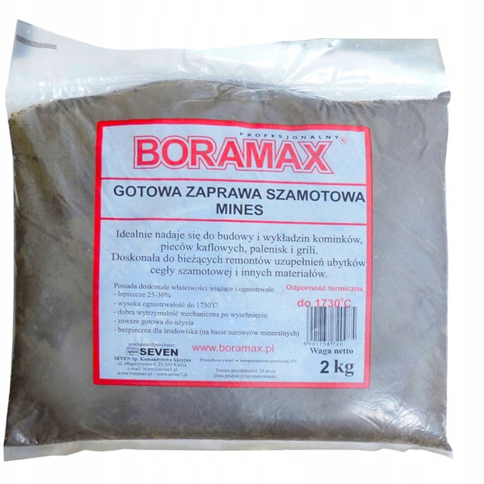Boramax ZAPRAWA SZAMOTOWA GOTOWA 2KG |
