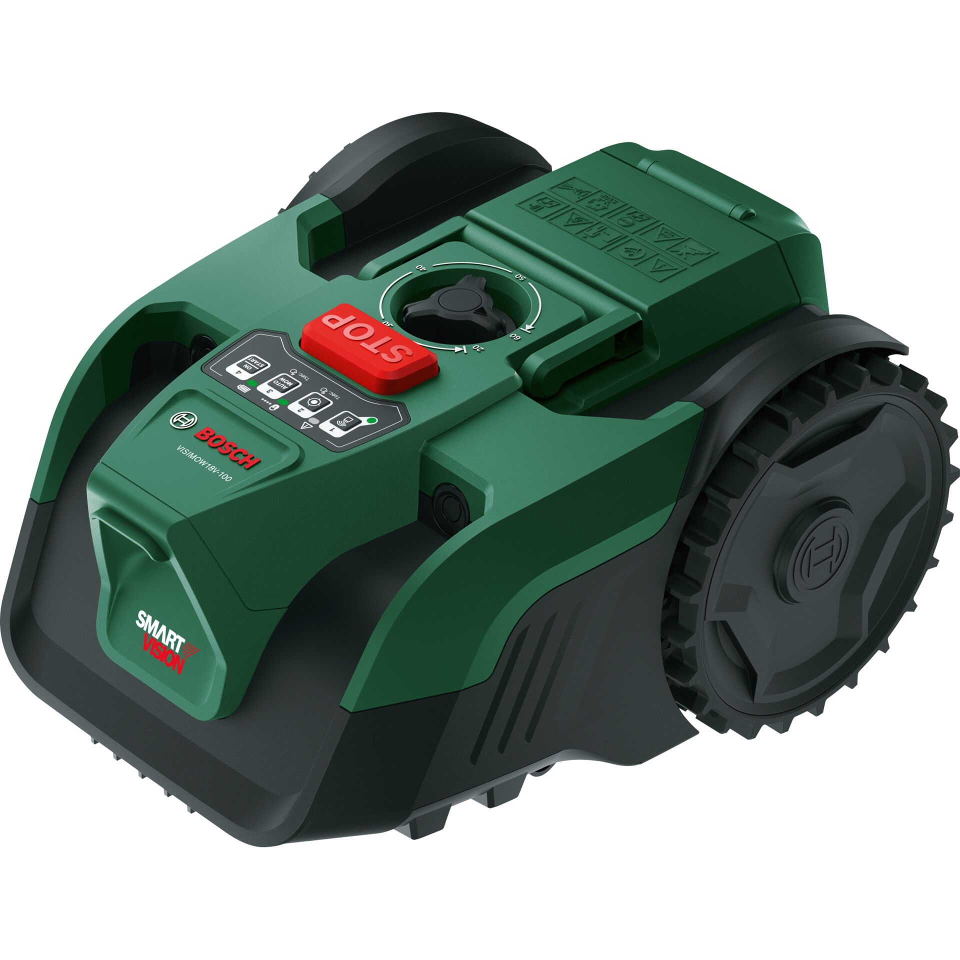 Bosch bezvadu robotizētais zāles pļāvējs VISIMOW18V-100