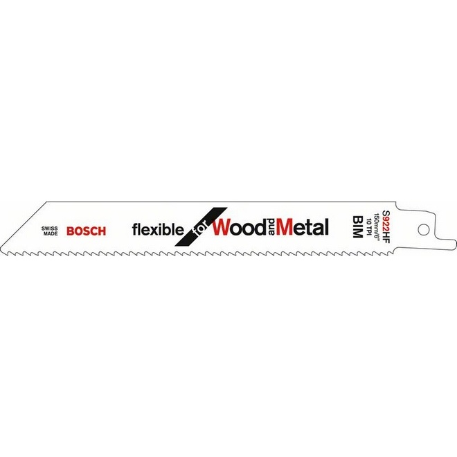 Bosch szablastej Wood and Metal 150x19x0
