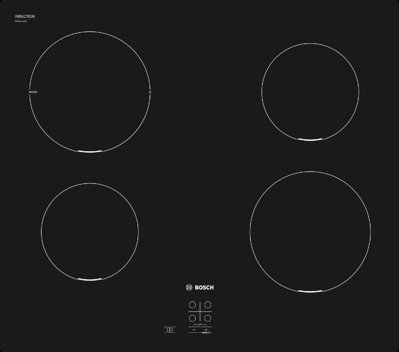 Bosch Serie 2 PUG611AA5E hob Black