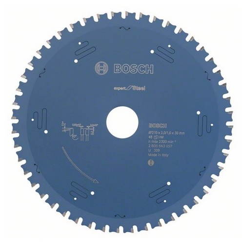 Bosch   Expert for steel 210 x