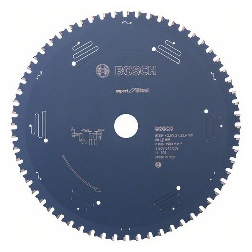 Bosch   Expert for steel 254 x