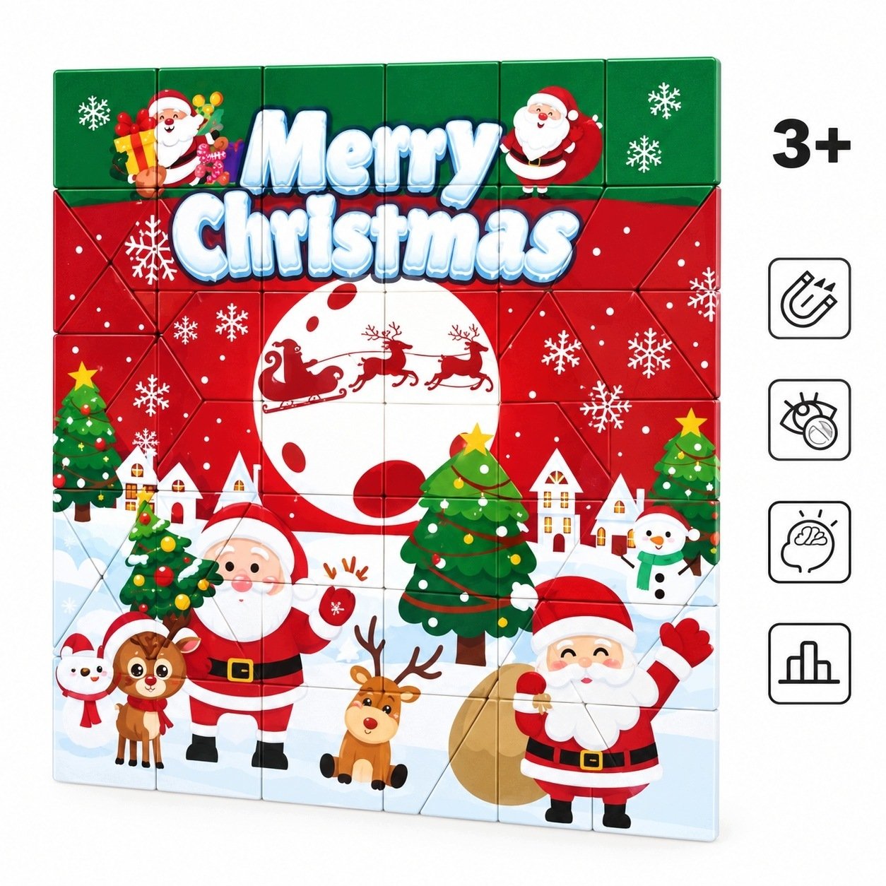 Bounn    Puzzle Merry Christmas 48 elementÃ³w