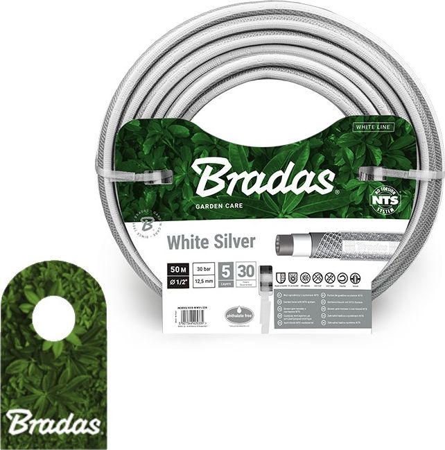 Bradas 1/2" 50m NTS WHITE SILVER