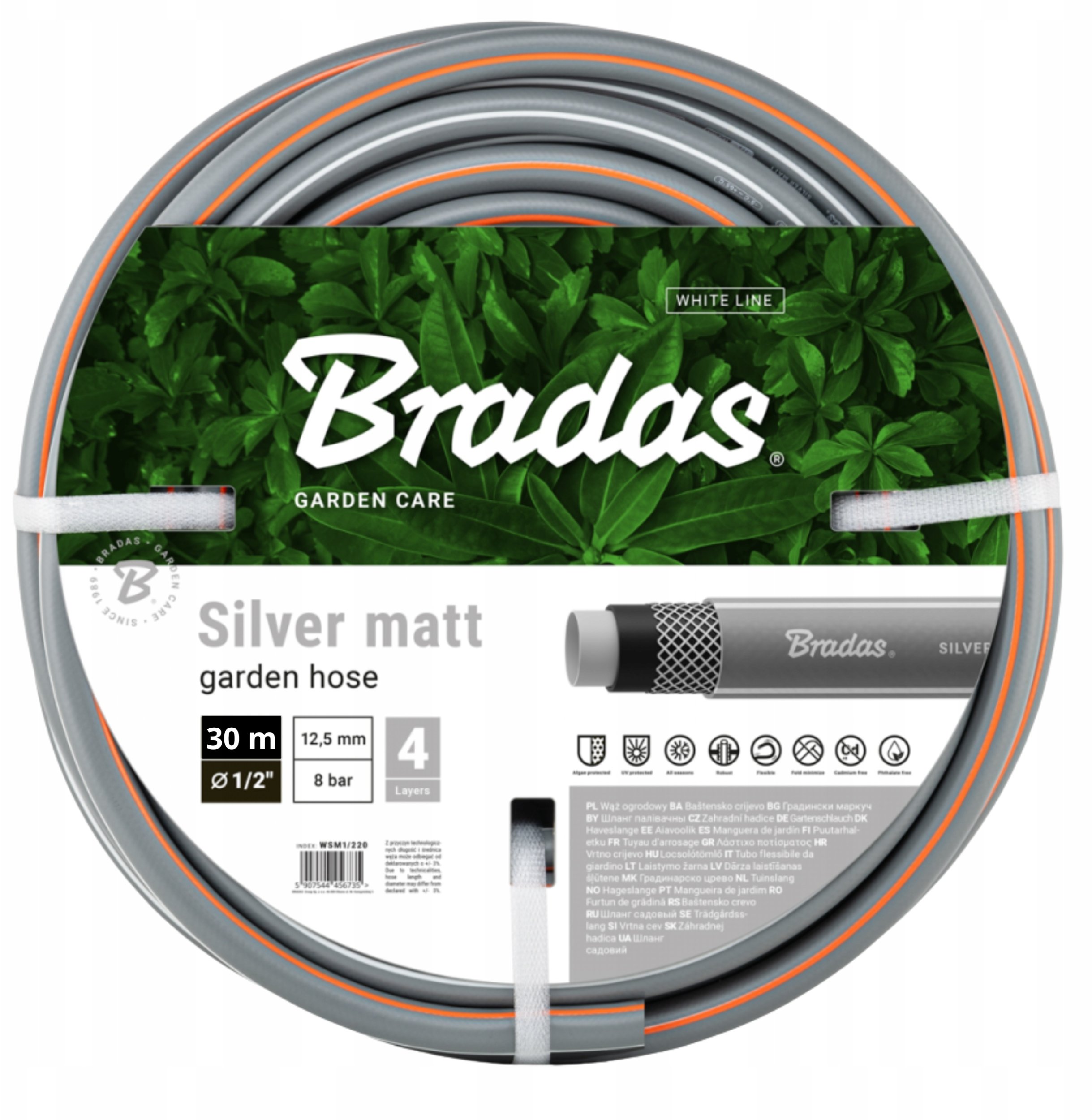 Bradas  White Line 30 m 1/2