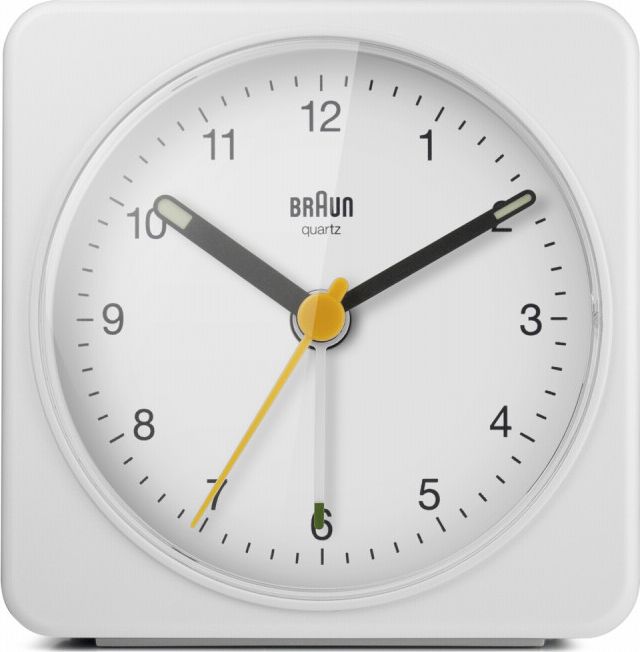 Braun BC 03 W budzik kwarcowy