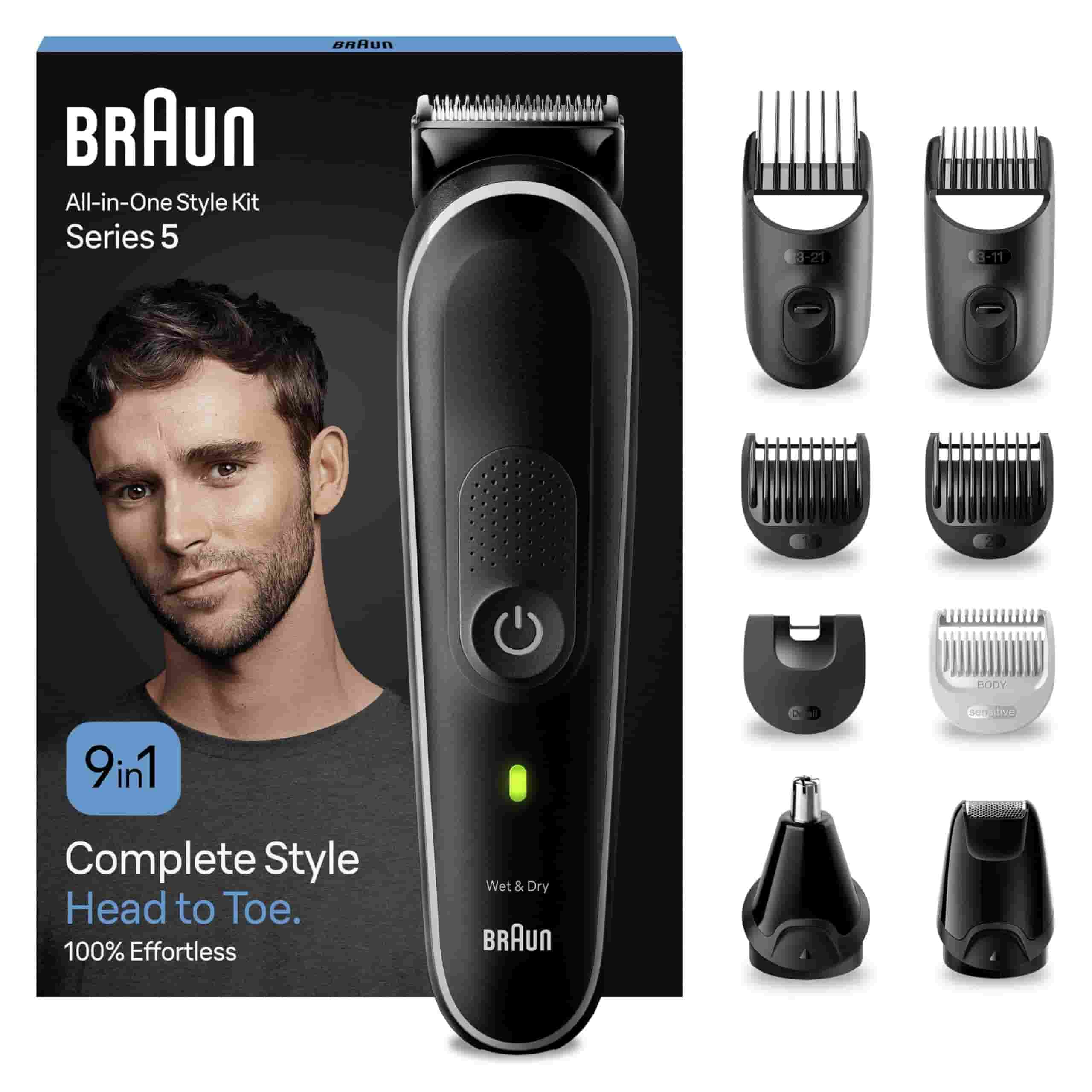 BRAUN Series 5 wet&dry 9-in-1 daudzfunkcionāls