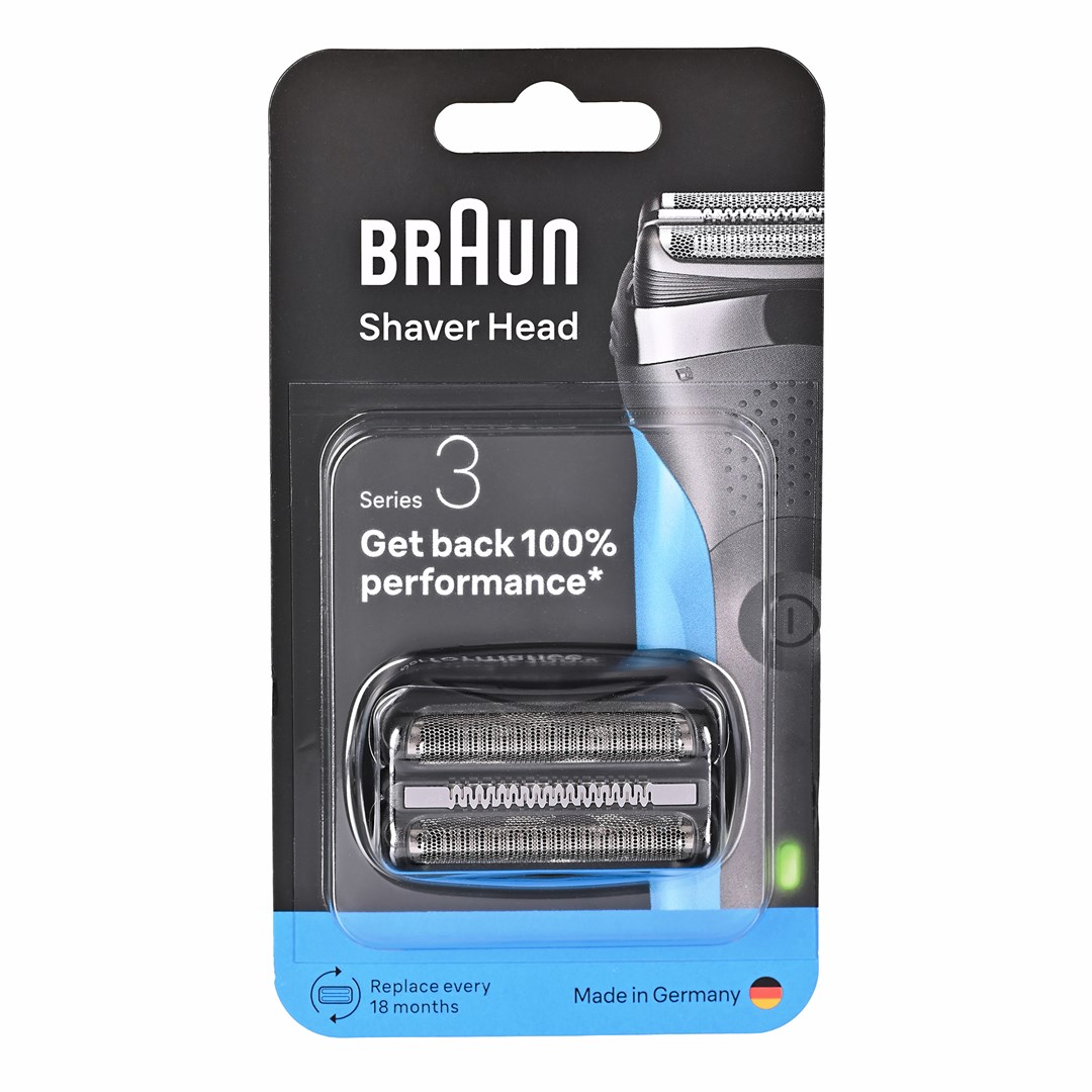 BRAUN Series replacement blades, black |