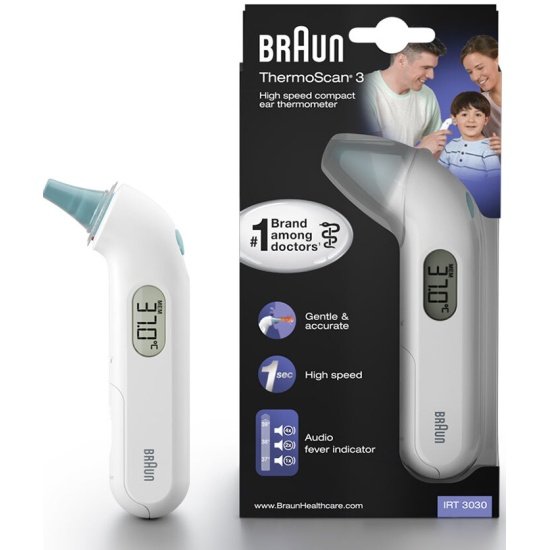 Braun ThermoScan 3 Digitālais Termometrs |