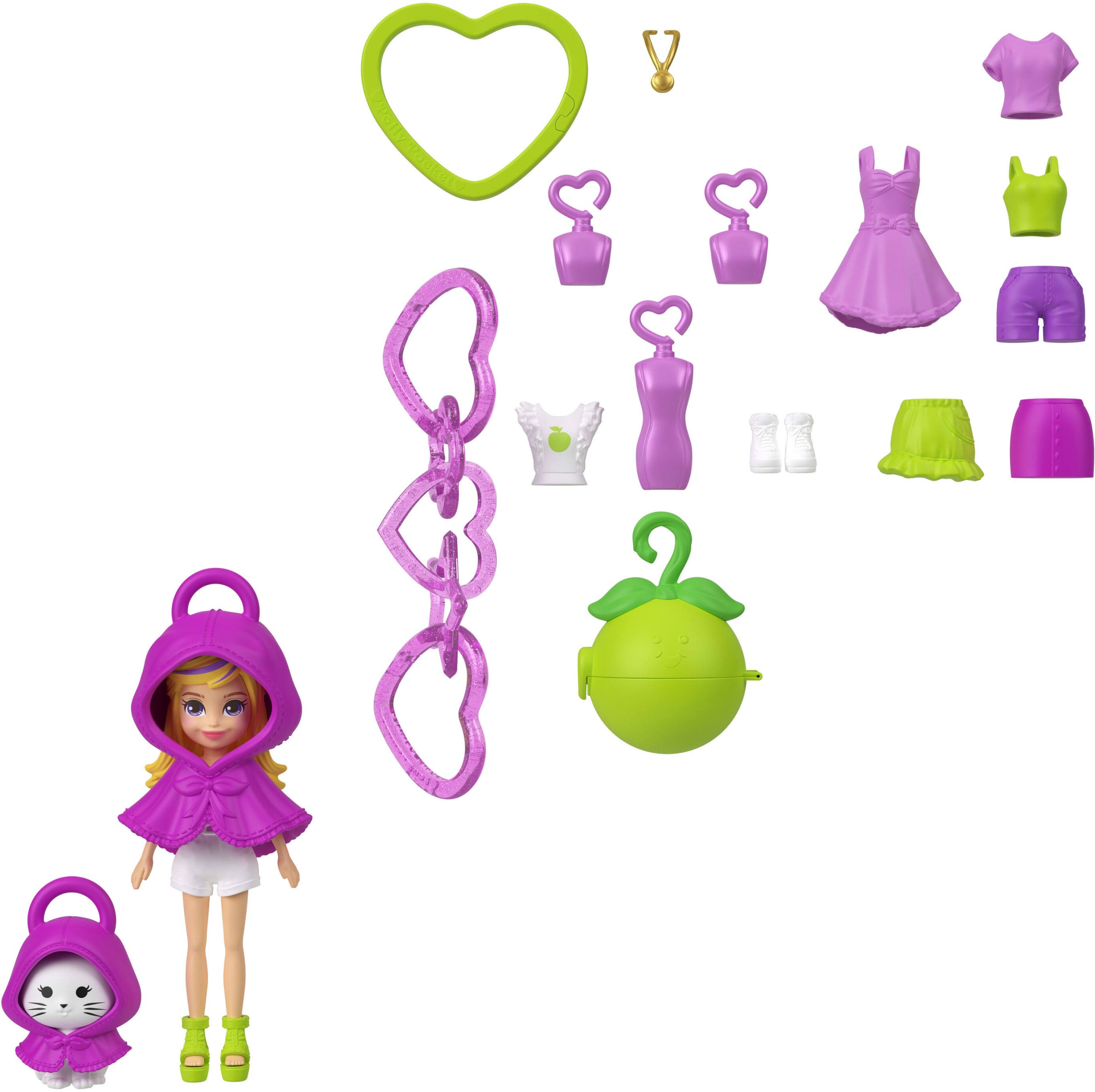Kokeshi z breloczkiem Polly Pocket JKR46