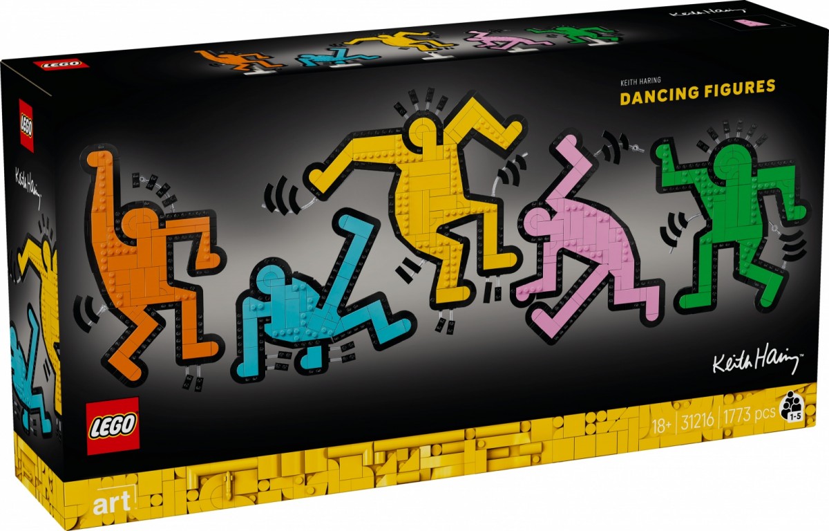 LEGO Art Keith Haring — tańczące