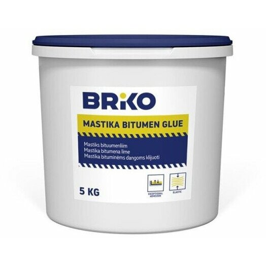 Briko BRIKO Bitumen glue mastic 5kg