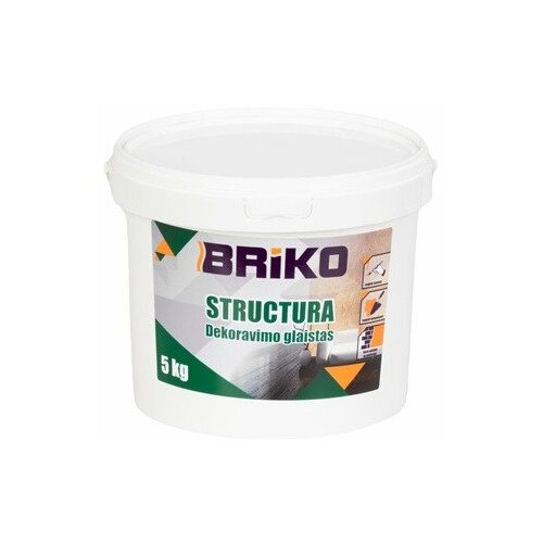 Briko DECORATING PLASTER STRUCTURA (5KG) |