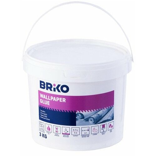 Briko WALLPAPER GLUE BRIKO 3KG |