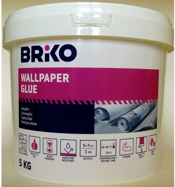 Briko WALLPAPER GLUE BRIKO 5KG |