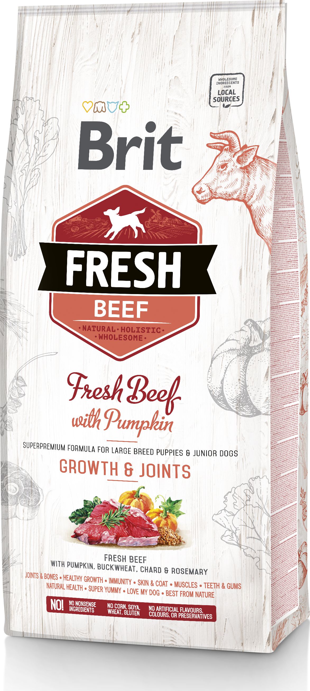 Brit Fresh Beef & Pumpkin Puppy