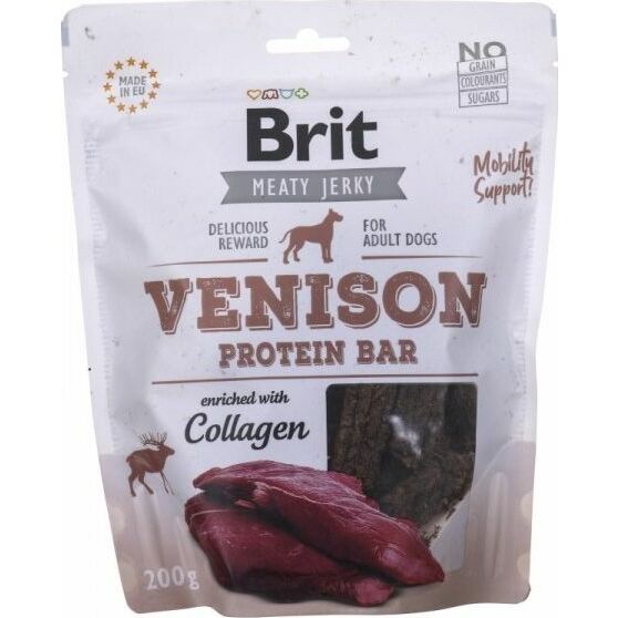 Brit MEATY JERKY Venison Protein Bar