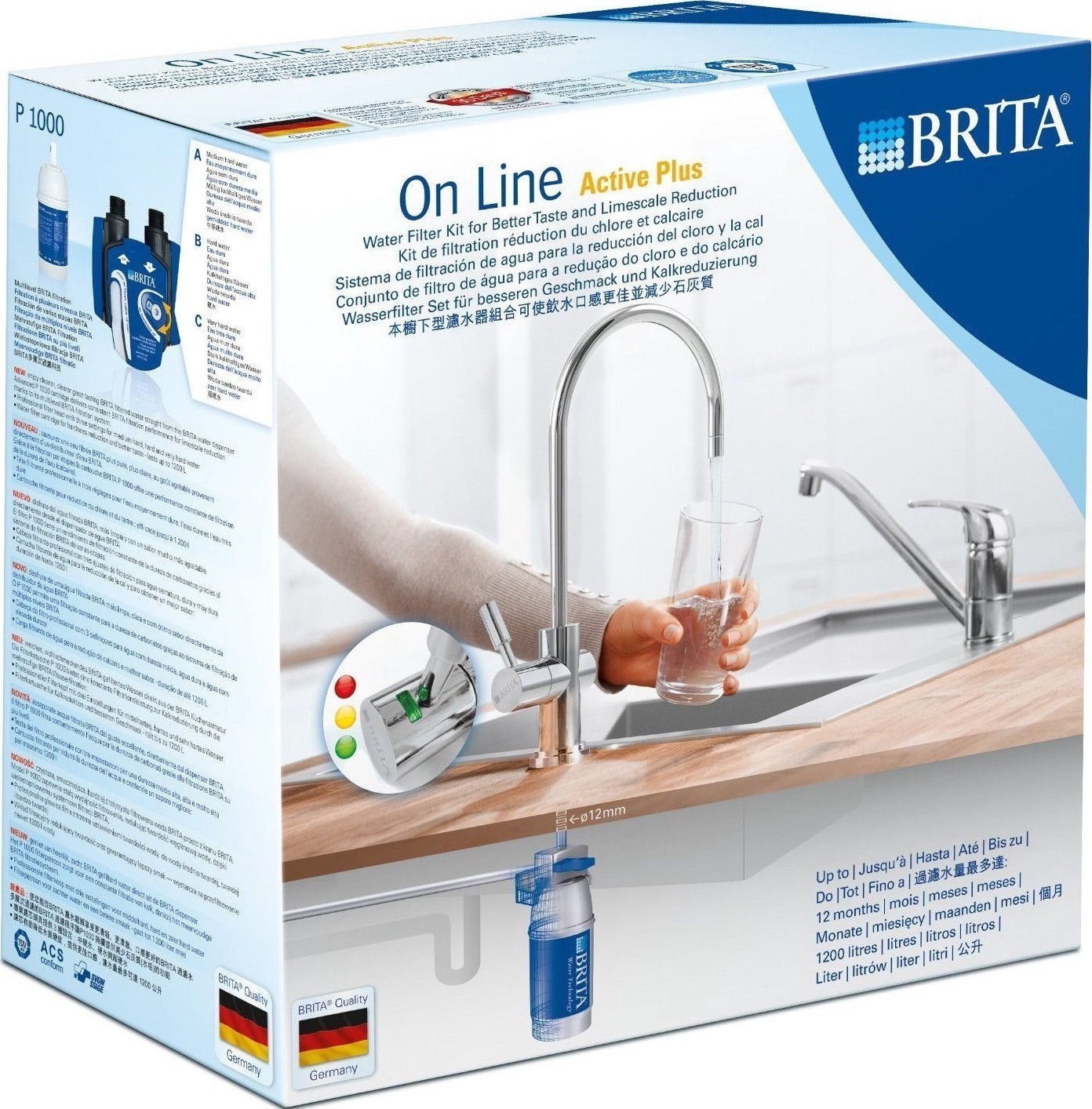 Brita On Line Active Plus chrom