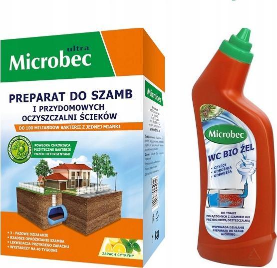 Bros szamb i przydomowych oczyszczalni Microbec