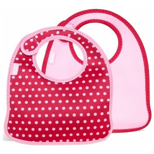 Built Śliniak Mess Mate Baby Pink