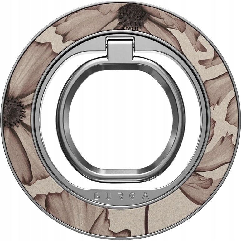 Burga Magnetic Ring Holder, Silver -