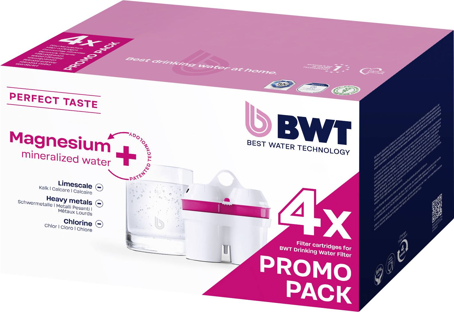 BWT Magnesium Mineralized Water 4 pcs