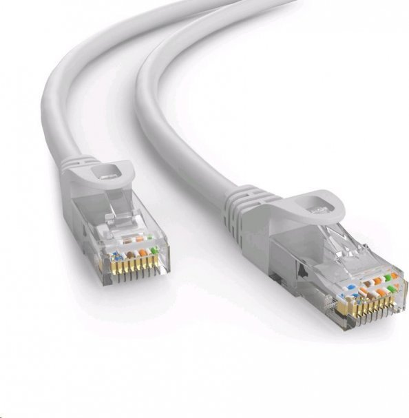 C-Tech C-TECH  patchcord Cat6e, UTP, šedá