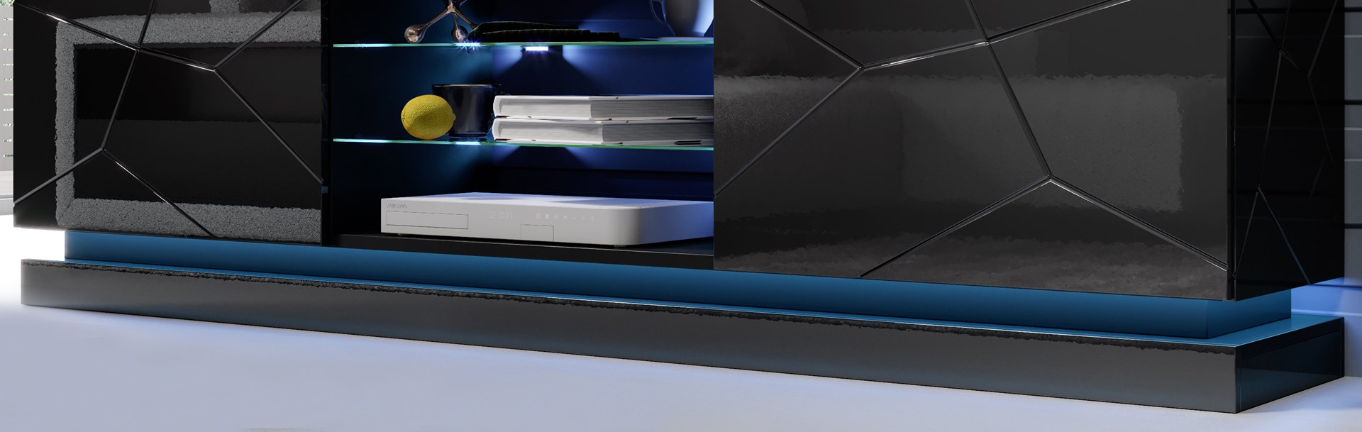 Cama MEBLE Cama RTV lighting QIU