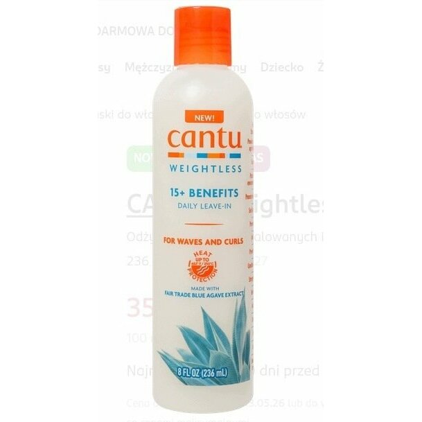 Cantu , Weightless, Agave, Hair Leave-In Conditioner