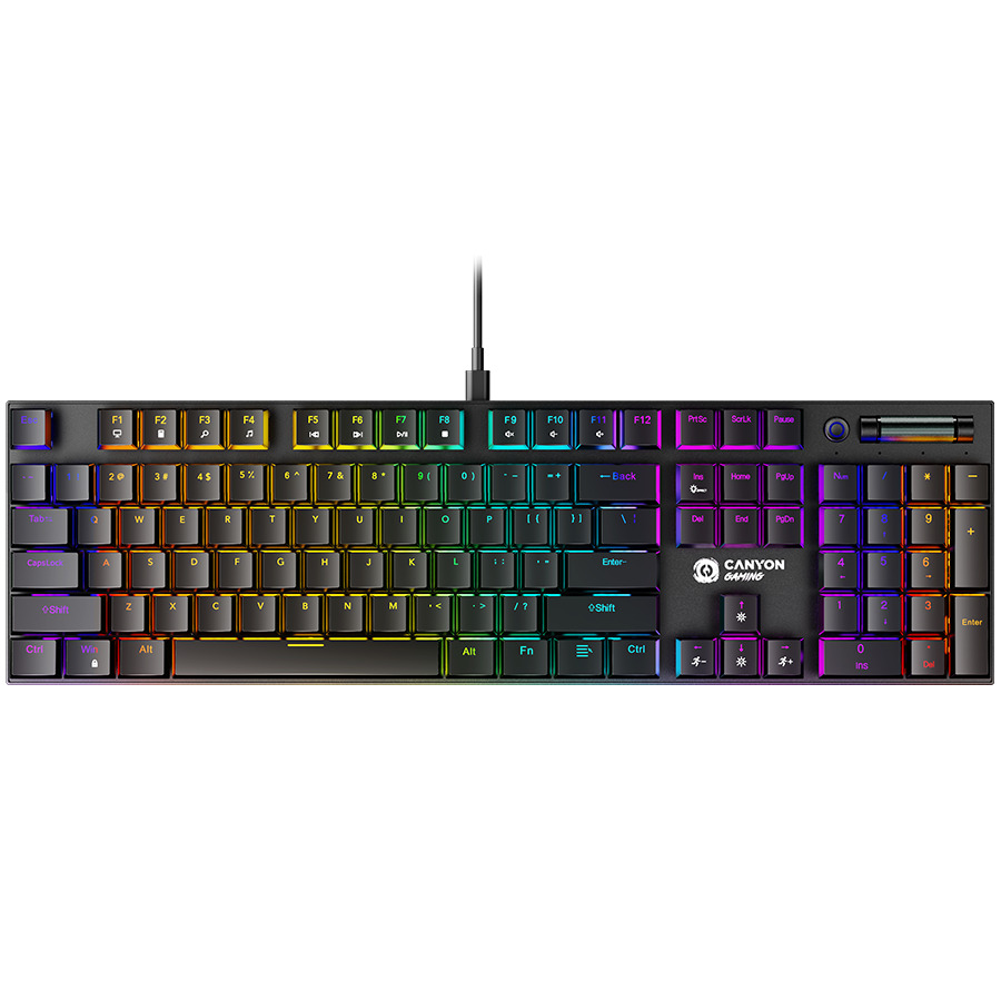 CANYON  keyboard Cometstrike GK-55 EN/RU Wired