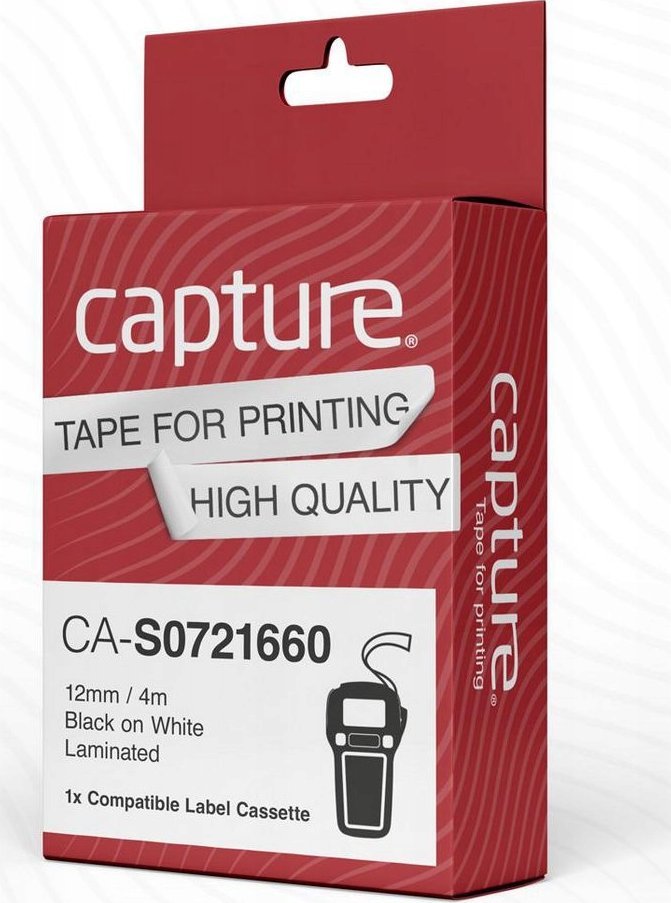 Capture 12mm x 4m Black on