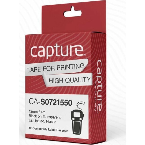 Capture 12mm x 4m Black on