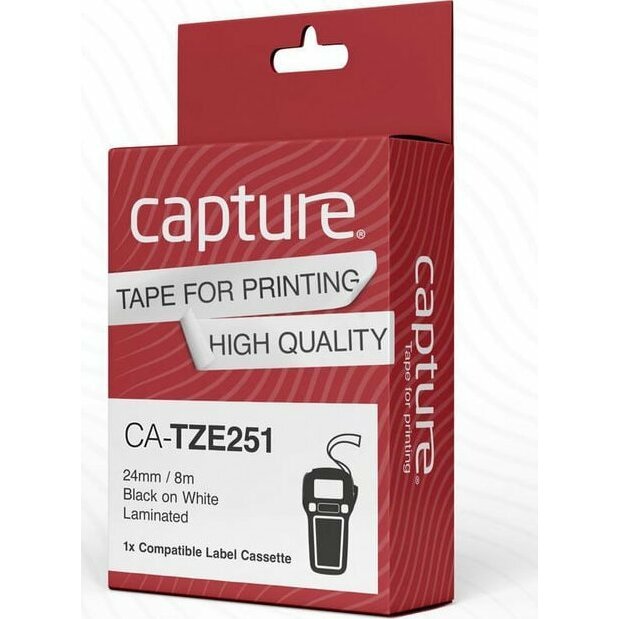Capture 24mm x 8m Black on