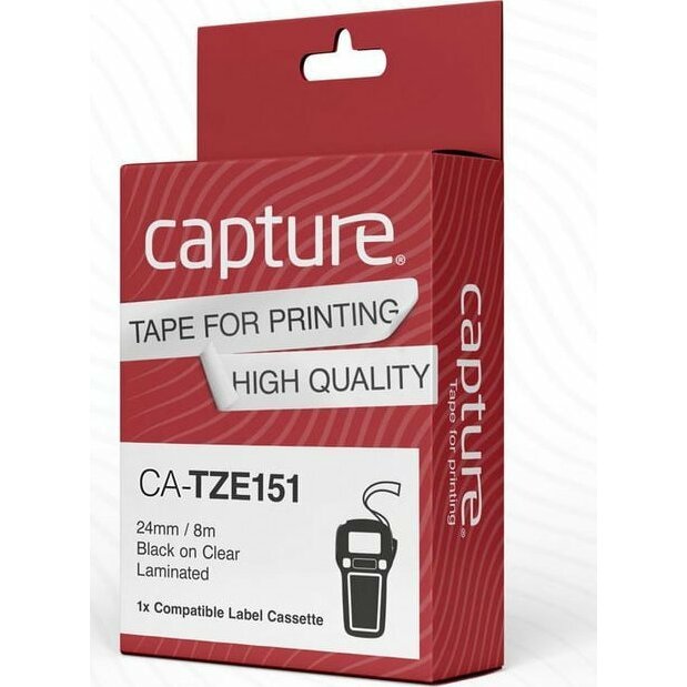 Capture 24mm x 8m Black on