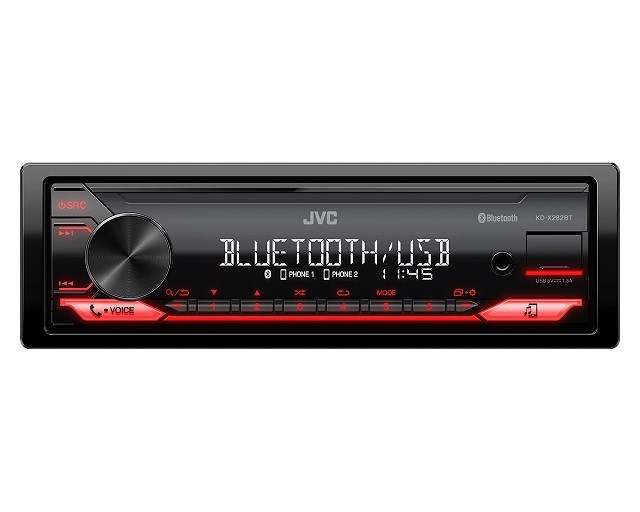 CAR RADIO JVC KDX-282BT RED |
