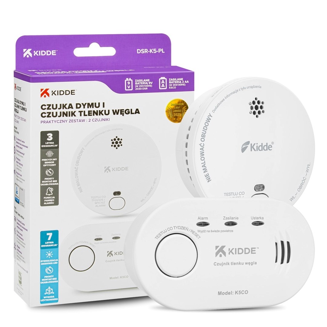 Kidde Dual pack -  czujników K5CO