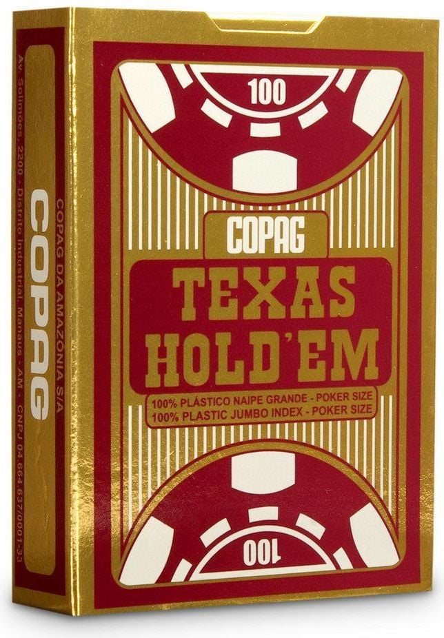 Cartamundi Texas Hold`em 100% plastic jumbo