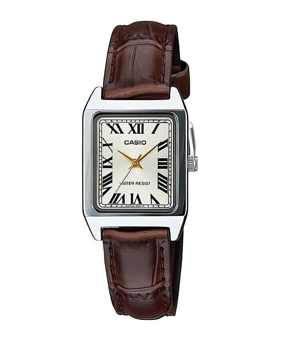 Casio marki model LTP-V007L-7B2 czekoladowy. damski