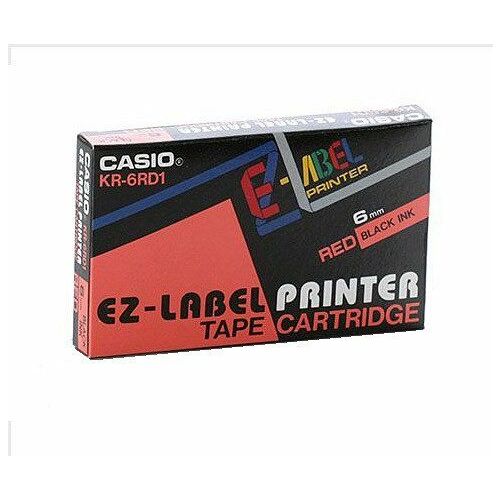 Casio Taśna XR-6RD1,  druk/ podkład, nielaminowany