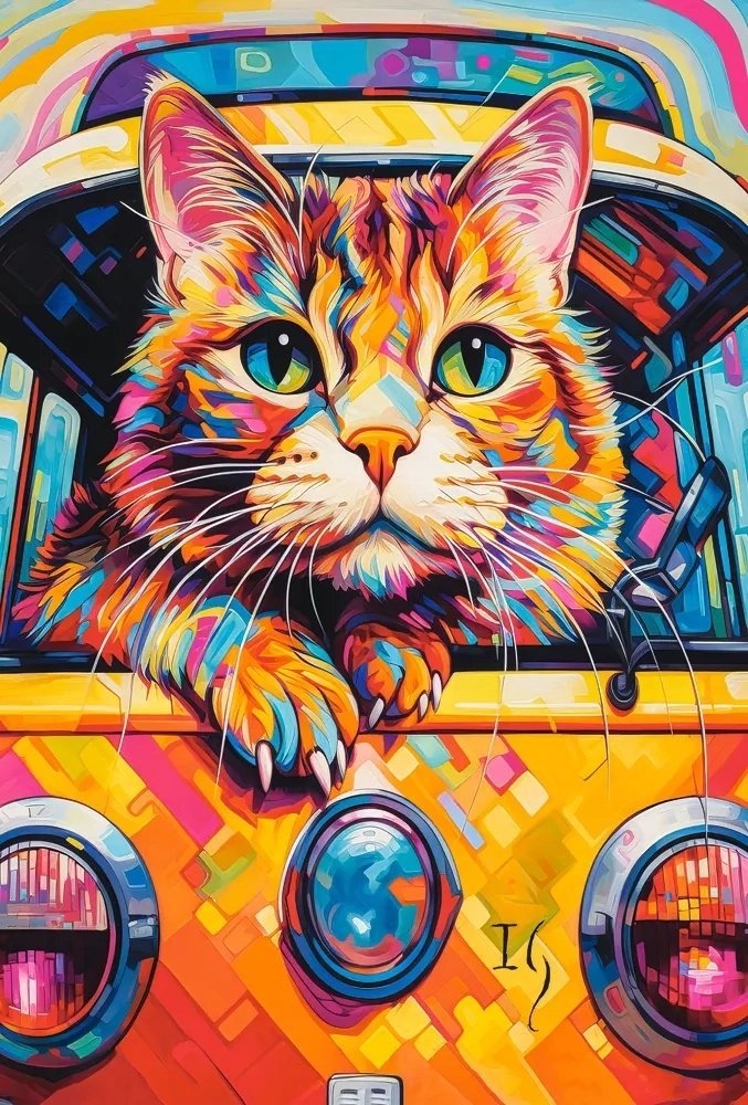 Castor Puzzle 1000  Cat Bus Travel