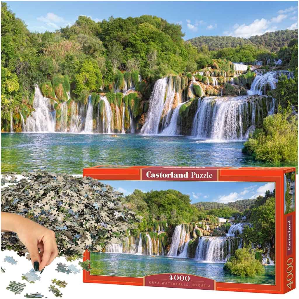 CASTORLAND Puzzle 4000 "Krka Waterfalls