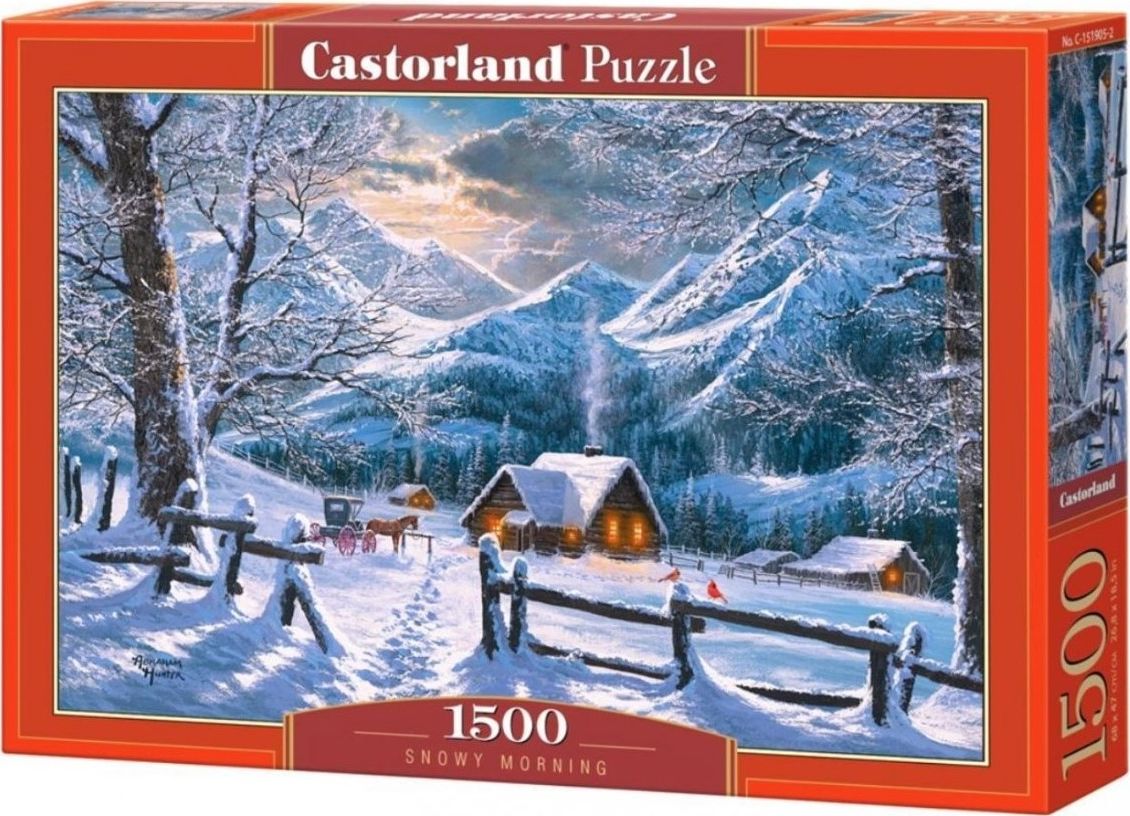 Castorland Puzzle 1500 el snowy morning