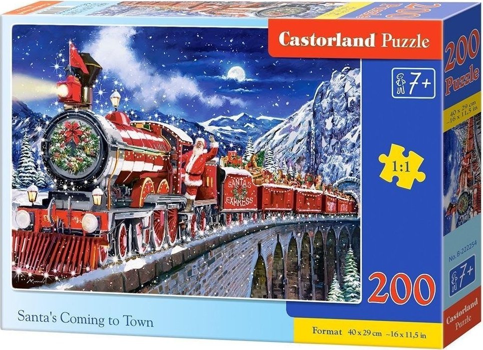 CASTORLAND Puzzle 200 "Santa`s Coming